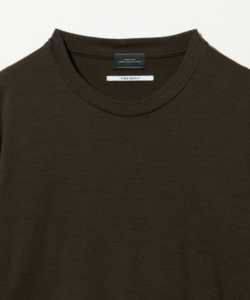 green label relaxing / グリーンレーベル リラクシング Tシャツ | FINE BASIC ハシゴ Super100’s ウール 半袖 Tシャツ | 詳細15