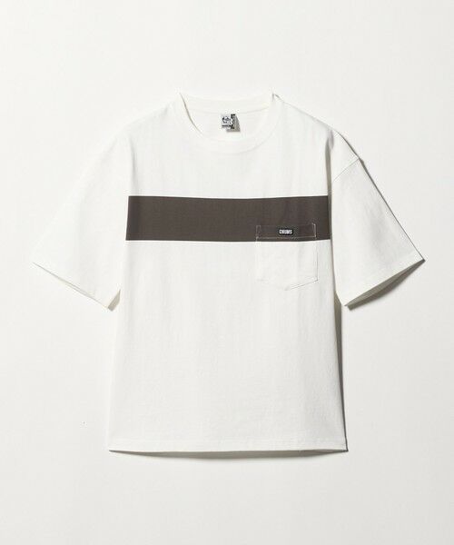 green label relaxing / グリーンレーベル リラクシング Tシャツ | 【別注】<CHUMS>GLR ライン ポケット 半袖 Tシャツ | 詳細7