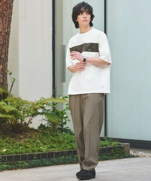 green label relaxing / グリーンレーベル リラクシング Tシャツ | 【別注】＜CHUMS＞GLR ライン ポケット 半袖 Tシャツ | 詳細3