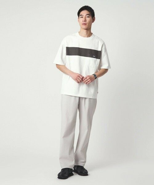 green label relaxing / グリーンレーベル リラクシング Tシャツ | 【別注】＜CHUMS＞GLR ライン ポケット 半袖 Tシャツ | 詳細5