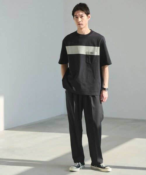 green label relaxing / グリーンレーベル リラクシング Tシャツ | 【別注】＜CHUMS＞GLR ライン ポケット 半袖 Tシャツ | 詳細7