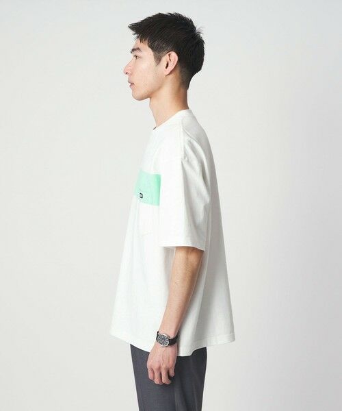 green label relaxing / グリーンレーベル リラクシング Tシャツ | 【別注】＜CHUMS＞GLR ライン ポケット 半袖 Tシャツ | 詳細15