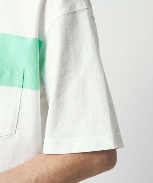 green label relaxing / グリーンレーベル リラクシング Tシャツ | 【別注】＜CHUMS＞GLR ライン ポケット 半袖 Tシャツ | 詳細18