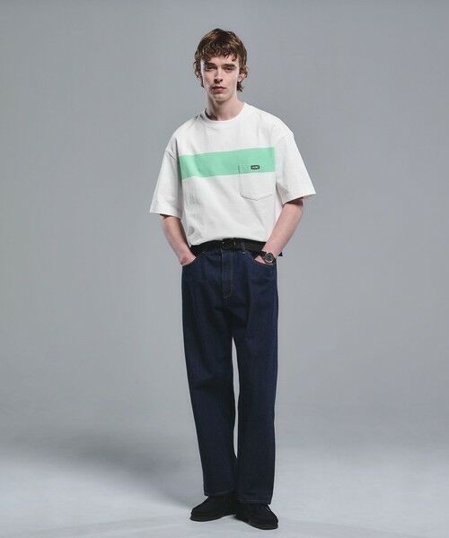 green label relaxing / グリーンレーベル リラクシング Tシャツ | 【別注】＜CHUMS＞GLR ライン ポケット 半袖 Tシャツ | 詳細11