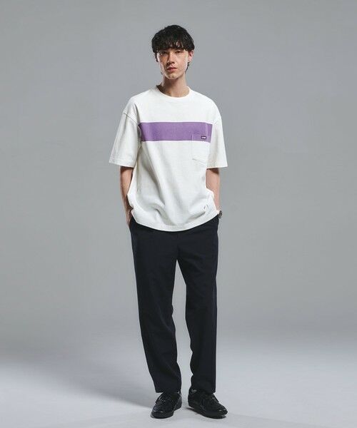 green label relaxing / グリーンレーベル リラクシング Tシャツ | 【別注】＜CHUMS＞GLR ライン ポケット 半袖 Tシャツ | 詳細23