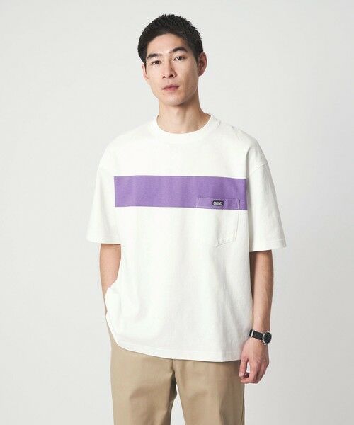 green label relaxing / グリーンレーベル リラクシング Tシャツ | 【別注】＜CHUMS＞GLR ライン ポケット 半袖 Tシャツ | 詳細24