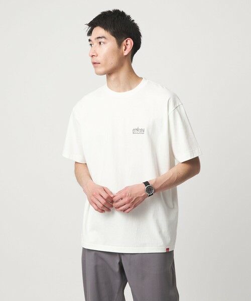 green label relaxing / グリーンレーベル リラクシング Tシャツ | ＜Manhattan Portage＞ ロゴ Tシャツ（WHITE）