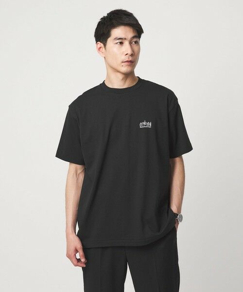 green label relaxing / グリーンレーベル リラクシング Tシャツ | ＜Manhattan Portage＞ ロゴ Tシャツ（BLACK）