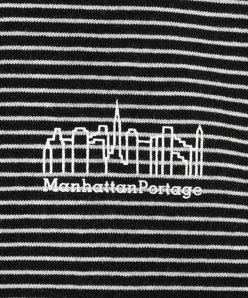 green label relaxing / グリーンレーベル リラクシング Tシャツ | ＜Manhattan Portage＞ ロゴ ボーダー Tシャツ | 詳細10