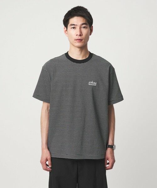 green label relaxing / グリーンレーベル リラクシング Tシャツ | ＜Manhattan Portage＞ ロゴ ボーダー Tシャツ | 詳細3