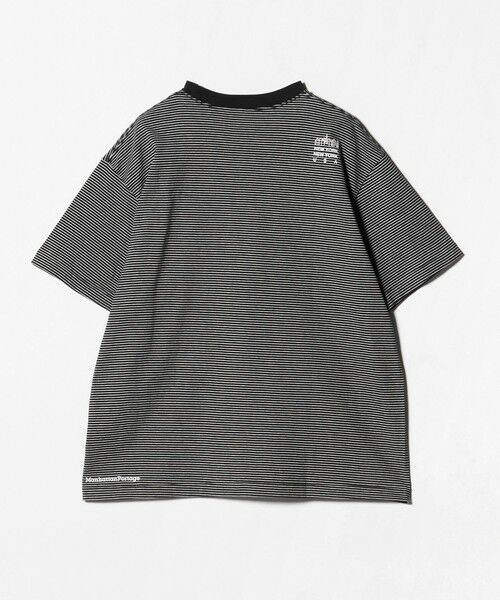 green label relaxing / グリーンレーベル リラクシング Tシャツ | ＜Manhattan Portage＞ ロゴ ボーダー Tシャツ | 詳細7