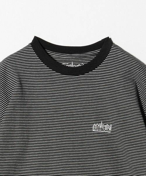 green label relaxing / グリーンレーベル リラクシング Tシャツ | ＜Manhattan Portage＞ ロゴ ボーダー Tシャツ | 詳細8