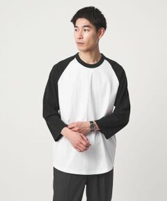 green label relaxing / グリーンレーベル リラクシング Tシャツ | 【WEB限定】＜GOAT＞ベースボール 8分袖 Tシャツ