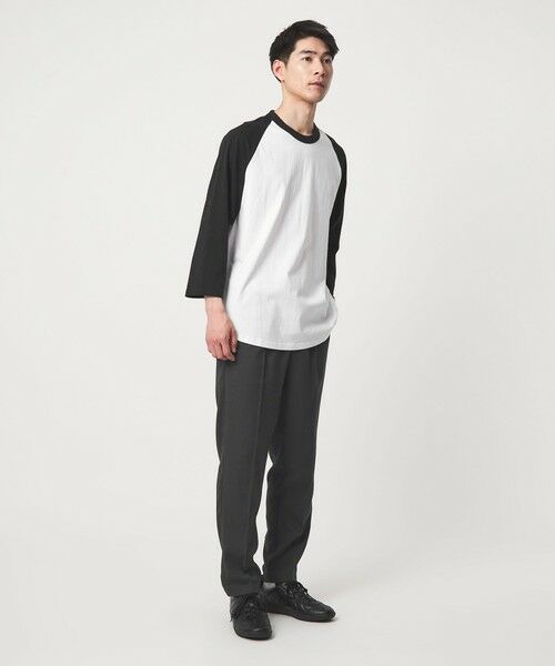 green label relaxing / グリーンレーベル リラクシング Tシャツ | 【WEB限定】＜GOAT＞ベースボール 8分袖 Tシャツ | 詳細1