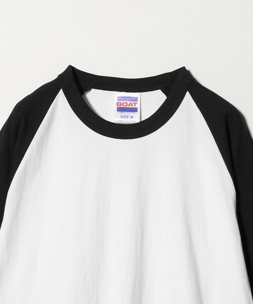 green label relaxing / グリーンレーベル リラクシング Tシャツ | 【WEB限定】＜GOAT＞ベースボール 8分袖 Tシャツ | 詳細6