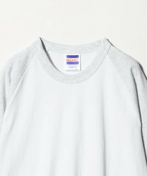 green label relaxing / グリーンレーベル リラクシング Tシャツ | 【WEB限定】＜GOAT＞ベースボール 8分袖 Tシャツ | 詳細11