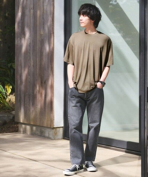 green label relaxing / グリーンレーベル リラクシング Tシャツ | 【別注】＜Marmot＞メリノウール 半袖 Tシャツ | 詳細8