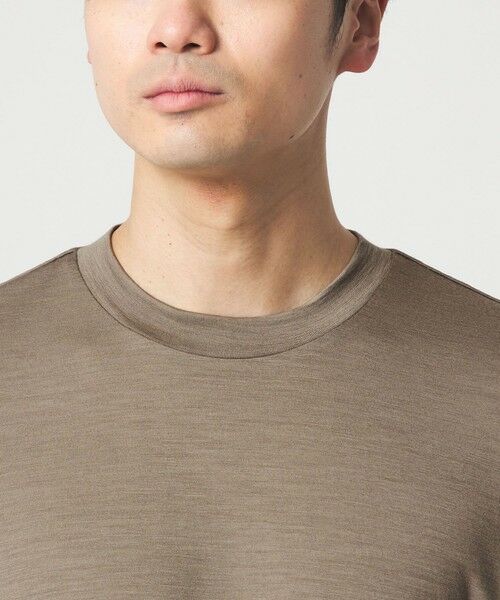 green label relaxing / グリーンレーベル リラクシング Tシャツ | 【別注】＜Marmot＞メリノウール 半袖 Tシャツ | 詳細16
