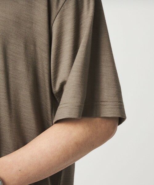 green label relaxing / グリーンレーベル リラクシング Tシャツ | 【別注】＜Marmot＞メリノウール 半袖 Tシャツ | 詳細17