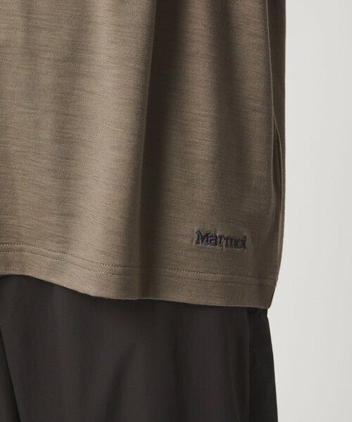green label relaxing / グリーンレーベル リラクシング Tシャツ | 【別注】＜Marmot＞メリノウール 半袖 Tシャツ | 詳細18