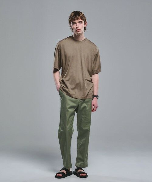 green label relaxing / グリーンレーベル リラクシング Tシャツ | 【別注】＜Marmot＞メリノウール 半袖 Tシャツ | 詳細10