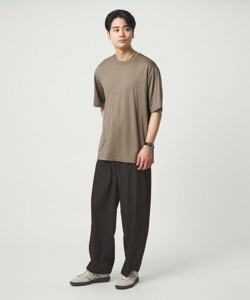 green label relaxing / グリーンレーベル リラクシング Tシャツ | 【別注】＜Marmot＞メリノウール 半袖 Tシャツ | 詳細12