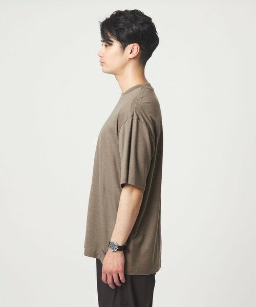 green label relaxing / グリーンレーベル リラクシング Tシャツ | 【別注】＜Marmot＞メリノウール 半袖 Tシャツ | 詳細14