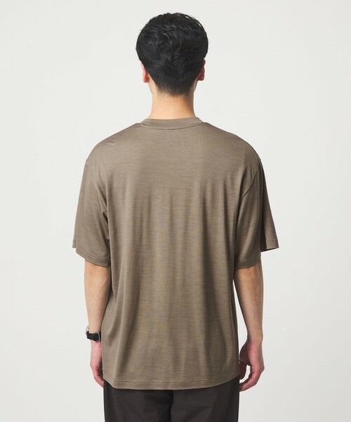 green label relaxing / グリーンレーベル リラクシング Tシャツ | 【別注】＜Marmot＞メリノウール 半袖 Tシャツ | 詳細15