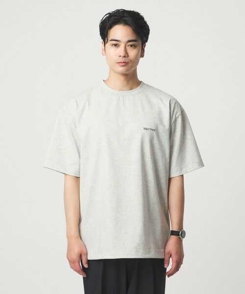 green label relaxing / グリーンレーベル リラクシング Tシャツ | 【別注】＜Marmot＞ドローイング 半袖 Tシャツ カットソー -吸水・速乾・UVカット- | 詳細8