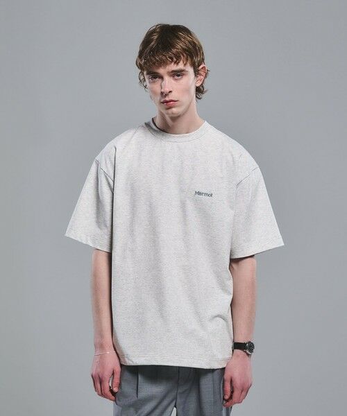 green label relaxing / グリーンレーベル リラクシング Tシャツ | 【別注】＜Marmot＞ドローイング 半袖 Tシャツ カットソー -吸水・速乾・UVカット- | 詳細3