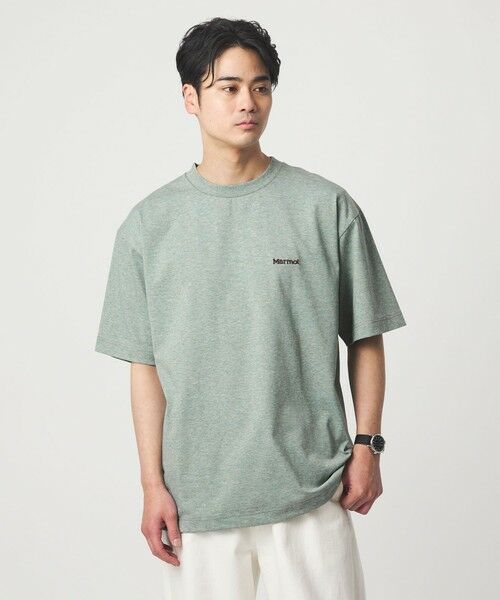 green label relaxing / グリーンレーベル リラクシング Tシャツ | 【別注】＜Marmot＞ドローイング 半袖 Tシャツ カットソー -吸水・速乾・UVカット- | 詳細21