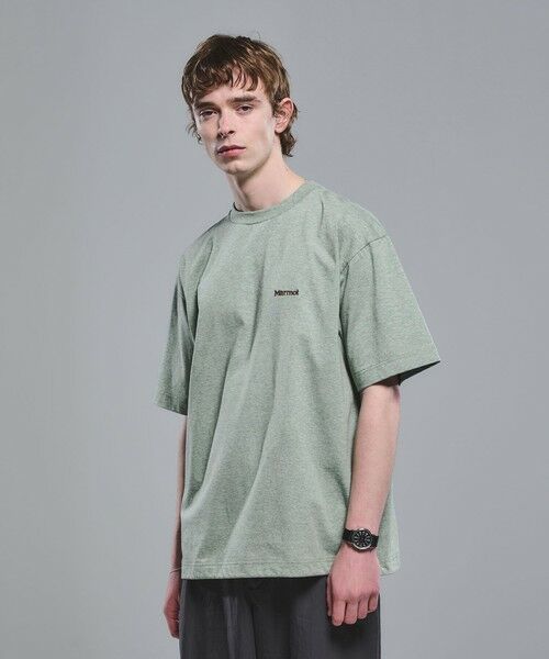 green label relaxing / グリーンレーベル リラクシング Tシャツ | 【別注】＜Marmot＞ドローイング 半袖 Tシャツ カットソー -吸水・速乾・UVカット- | 詳細19