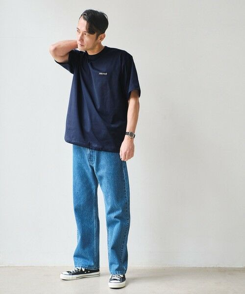 green label relaxing / グリーンレーベル リラクシング Tシャツ | 【別注】＜Marmot＞ドローイング 半袖 Tシャツ カットソー -吸水・速乾・UVカット- | 詳細25