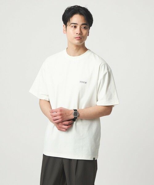 green label relaxing / グリーンレーベル リラクシング Tシャツ | 【別注】＜Marmot＞マウンテン ディピクション 半袖 Tシャツ  -吸水・速乾・UVカット- | 詳細1