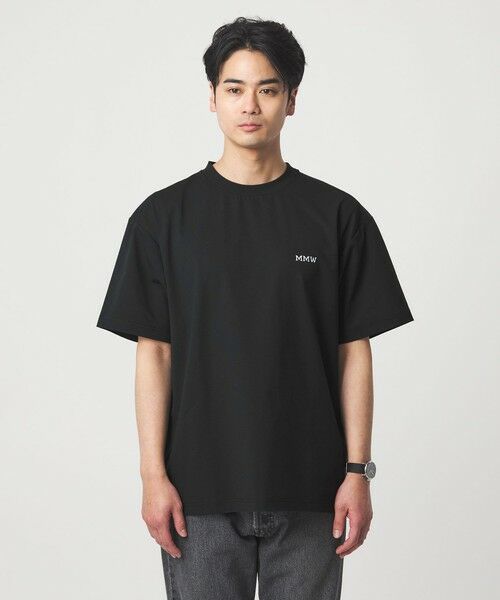 green label relaxing / グリーンレーベル リラクシング Tシャツ | 【別注】＜Marmot＞マウンテン ディピクション 半袖 Tシャツ  -吸水・速乾・UVカット- | 詳細10