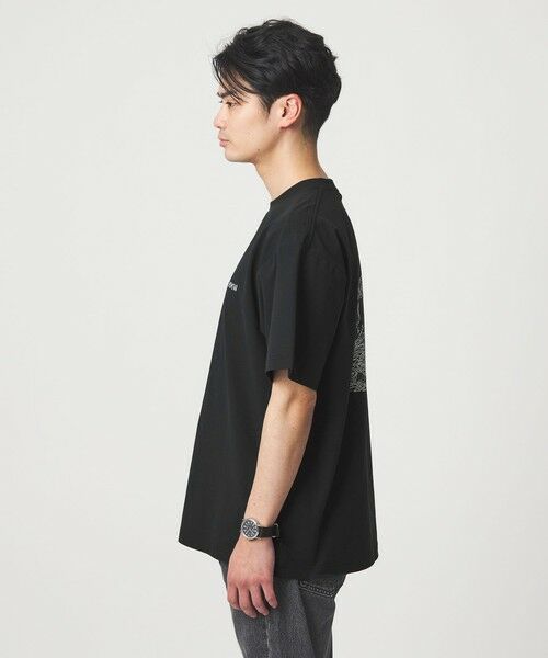 green label relaxing / グリーンレーベル リラクシング Tシャツ | 【別注】＜Marmot＞マウンテン ディピクション 半袖 Tシャツ  -吸水・速乾・UVカット- | 詳細11