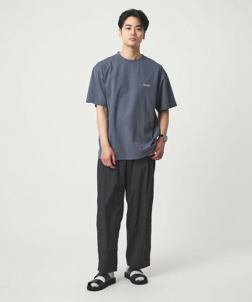 green label relaxing / グリーンレーベル リラクシング Tシャツ | 【別注】＜Marmot＞マウンテン ディピクション 半袖 Tシャツ  -吸水・速乾・UVカット- | 詳細21