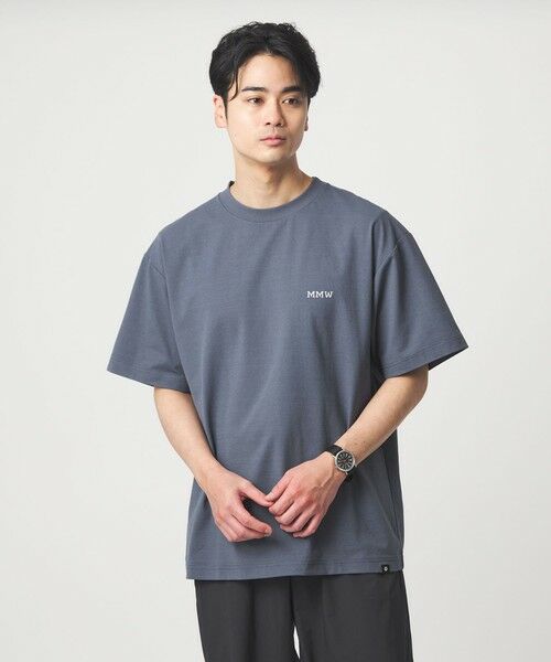 green label relaxing / グリーンレーベル リラクシング Tシャツ | 【別注】＜Marmot＞マウンテン ディピクション 半袖 Tシャツ  -吸水・速乾・UVカット- | 詳細22