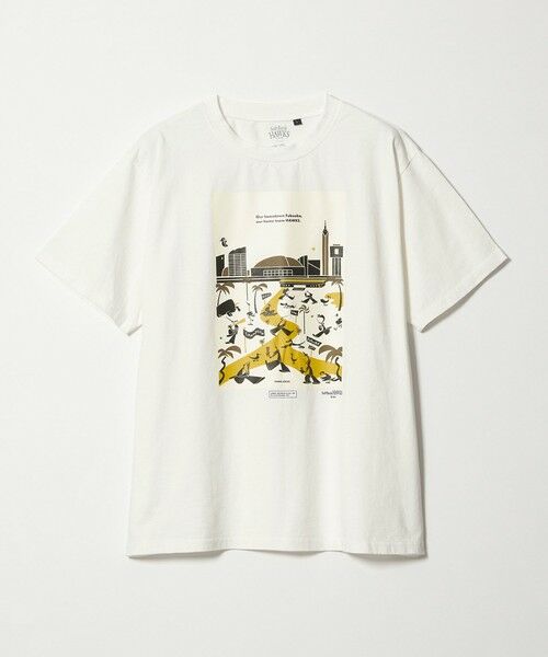 green label relaxing / グリーンレーベル リラクシング Tシャツ | 【別注】＜SoftBank HAWKS×FRUIT OF THE LOOM×GLR＞プリントTシャツ（OFF WHITE）