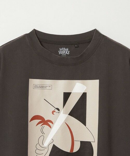 green label relaxing / グリーンレーベル リラクシング Tシャツ | 【別注】＜SoftBank HAWKS×FRUIT OF THE LOOM×GLR＞プリントTシャツ | 詳細5