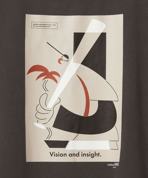 green label relaxing / グリーンレーベル リラクシング Tシャツ | 【別注】＜SoftBank HAWKS×FRUIT OF THE LOOM×GLR＞プリントTシャツ | 詳細6