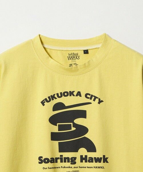 green label relaxing / グリーンレーベル リラクシング Tシャツ | 【別注】＜SoftBank HAWKS×FRUIT OF THE LOOM×GLR＞プリントTシャツ | 詳細8