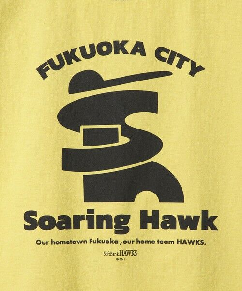 green label relaxing / グリーンレーベル リラクシング Tシャツ | 【別注】＜SoftBank HAWKS×FRUIT OF THE LOOM×GLR＞プリントTシャツ | 詳細11