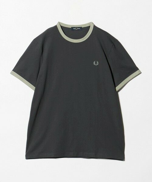 green label relaxing / グリーンレーベル リラクシング Tシャツ | ＜FRED PERRY＞リンガー Tシャツ（DK.GRAY）