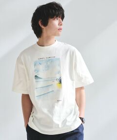 green label relaxing / グリーンレーベル リラクシング Tシャツ | 【別注】＜Jonas Claesson＞SEA アート 半袖 Tシャツ