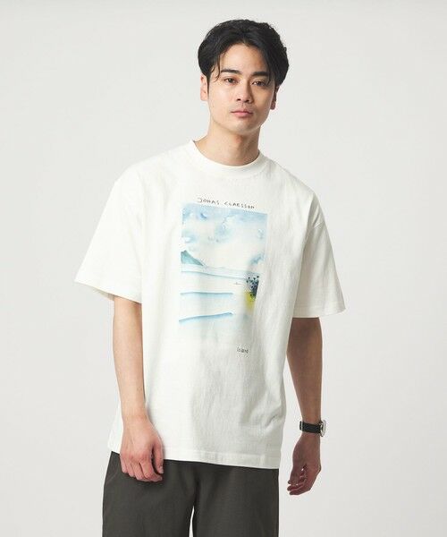 green label relaxing / グリーンレーベル リラクシング Tシャツ | 【別注】＜Jonas Claesson＞SEA アート 半袖 Tシャツ | 詳細2