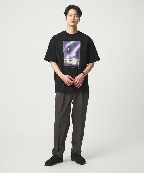 green label relaxing / グリーンレーベル リラクシング Tシャツ | 【別注】＜Jonas Claesson＞SEA アート 半袖 Tシャツ | 詳細6