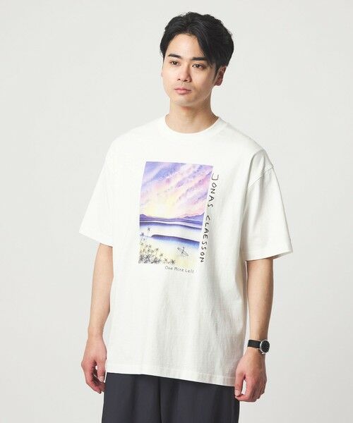 green label relaxing / グリーンレーベル リラクシング Tシャツ | 【別注】＜Jonas Claesson＞SEA アート 半袖 Tシャツ | 詳細10