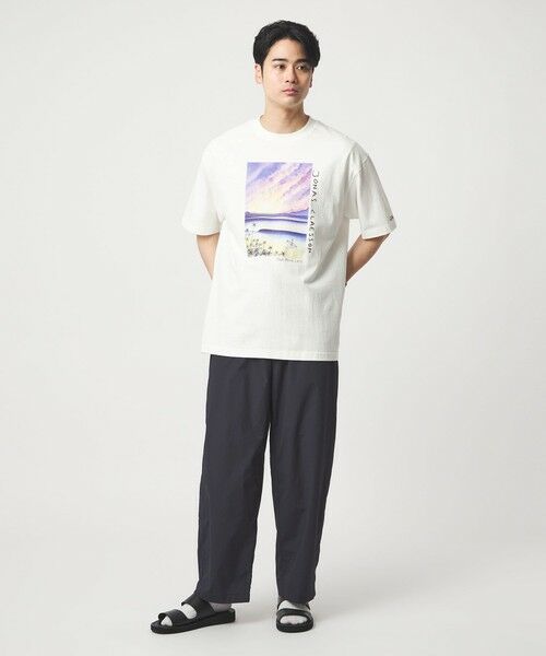 green label relaxing / グリーンレーベル リラクシング Tシャツ | 【別注】＜Jonas Claesson＞SEA アート 半袖 Tシャツ | 詳細11