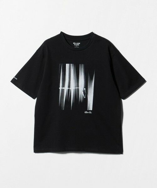 green label relaxing / グリーンレーベル リラクシング Tシャツ | 【別注】＜WILLIAM KLEIN＞クルーネック 半袖 Tシャツ（BLACK）